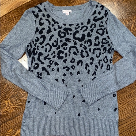 Merona Sweaters - 💲FINAL PRICE  DROP💲 Women’s animal print sweater